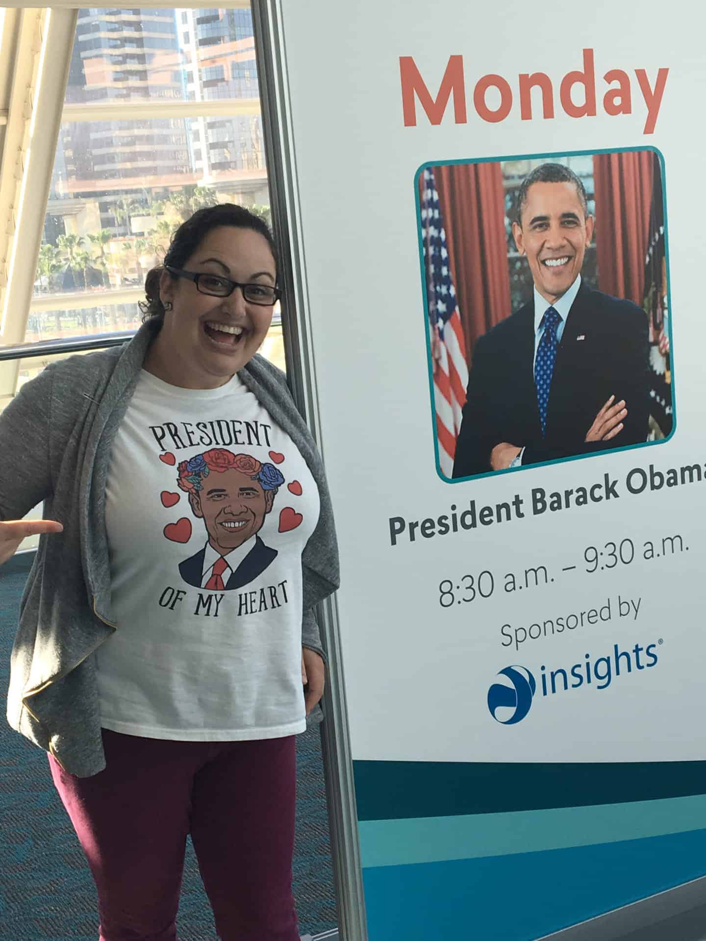 Kate PInto ATD ICE 2018 with Obama