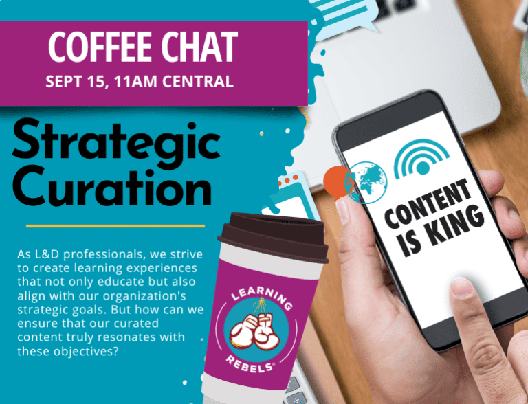 Hand holding mobile phone with "Content is King" on the screen with the coffee chat to go cup