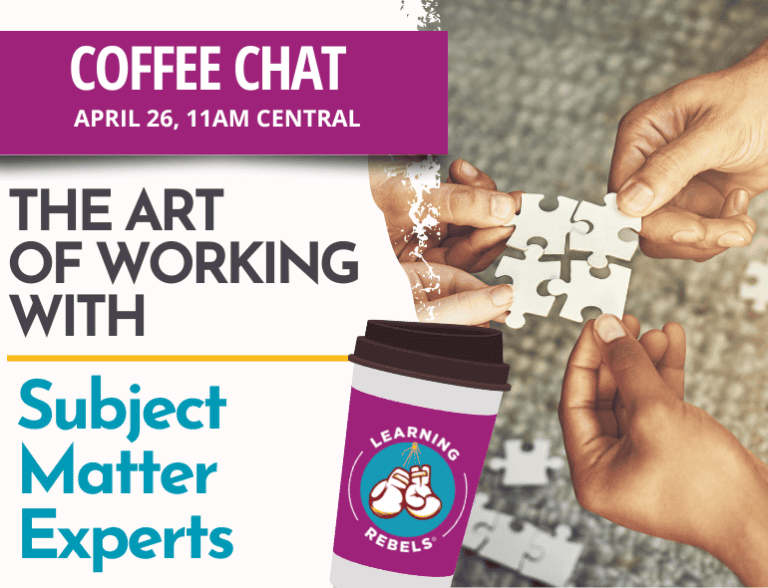 Coffee Chat: Subject Matter Experts